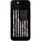 Black and White Camo American Flag iPhone 13 Skin